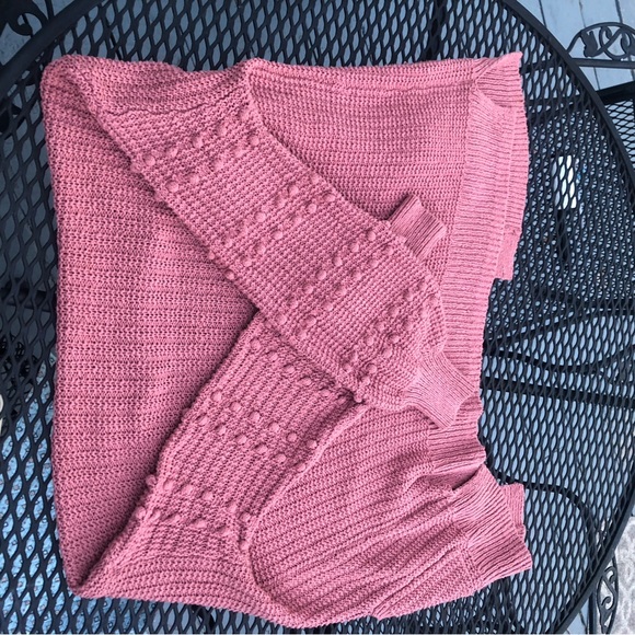 Madewell Bobble Cardigan Sweater Open Front Pockets Oversized Size xxs - Picture 12 of 12